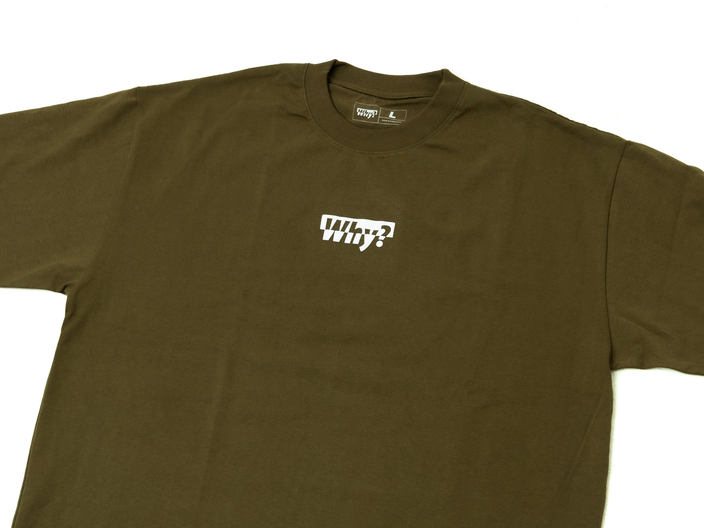 The Why Brand "The Big Why" (Holiday Red & Olive Green) Oversized Tee