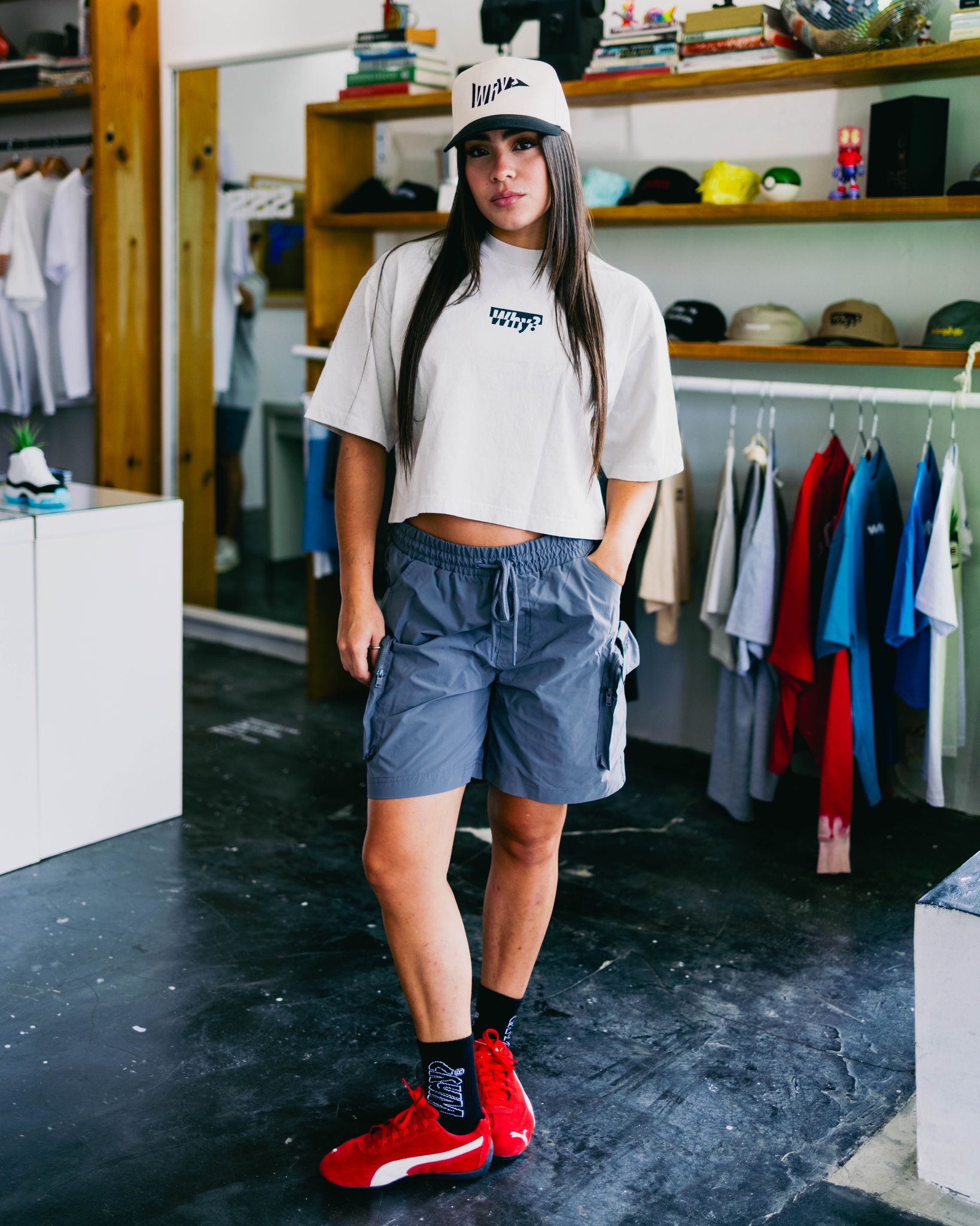 The Why Brand "We All Dream" Oversized Cropped Tee