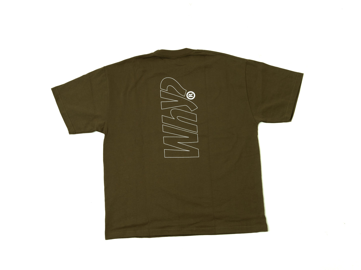 The Why Brand "The Big Why" (Holiday Red & Olive Green) Oversized Tee