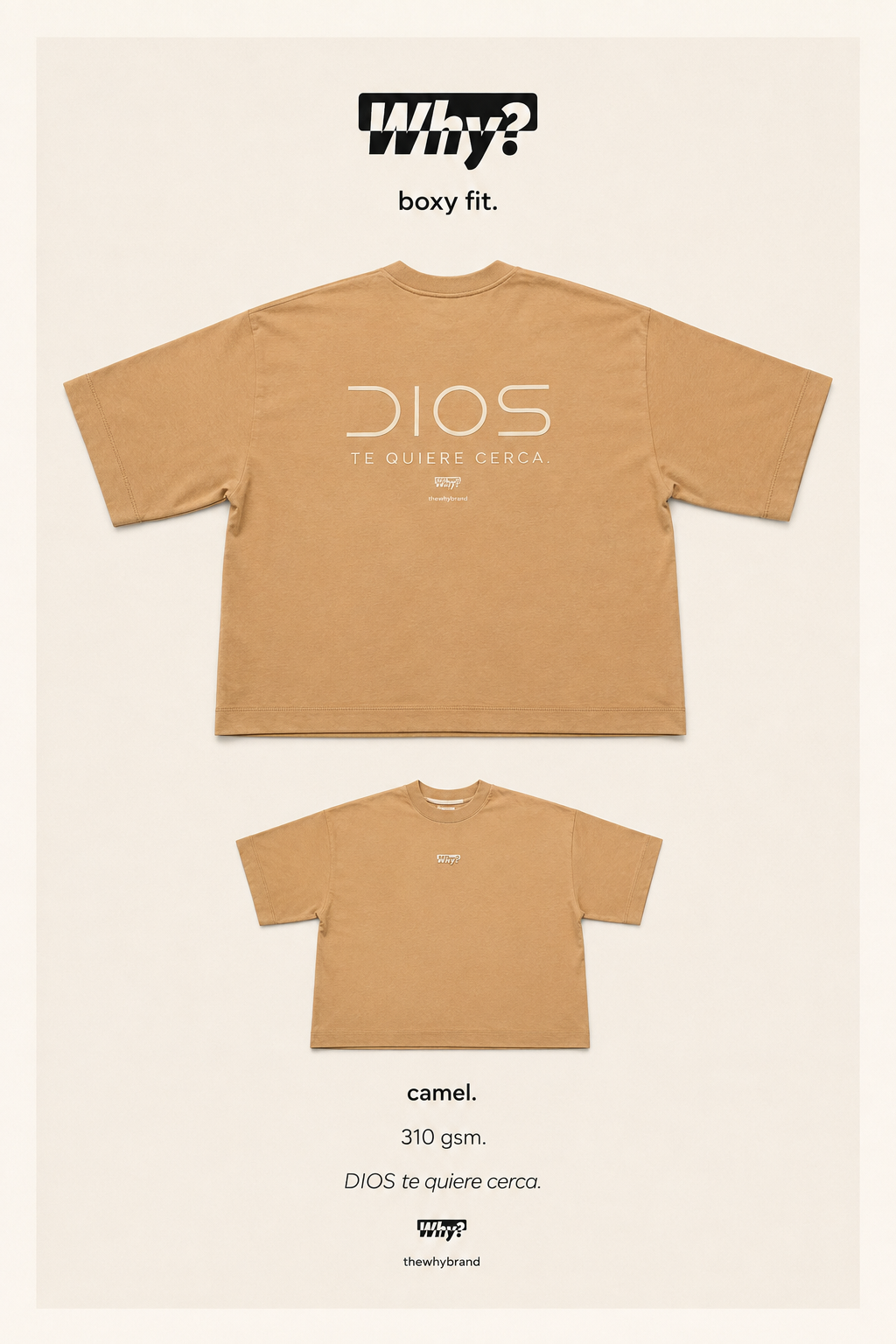 Why Brand - Dios Te Quiere Cerca (Oversized BoxyFit)